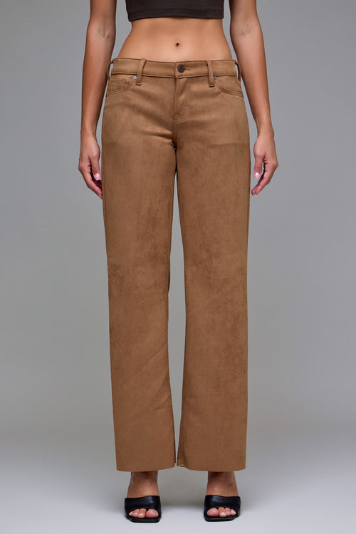 Hidden 32" Inseam Comfort Flare-Suede