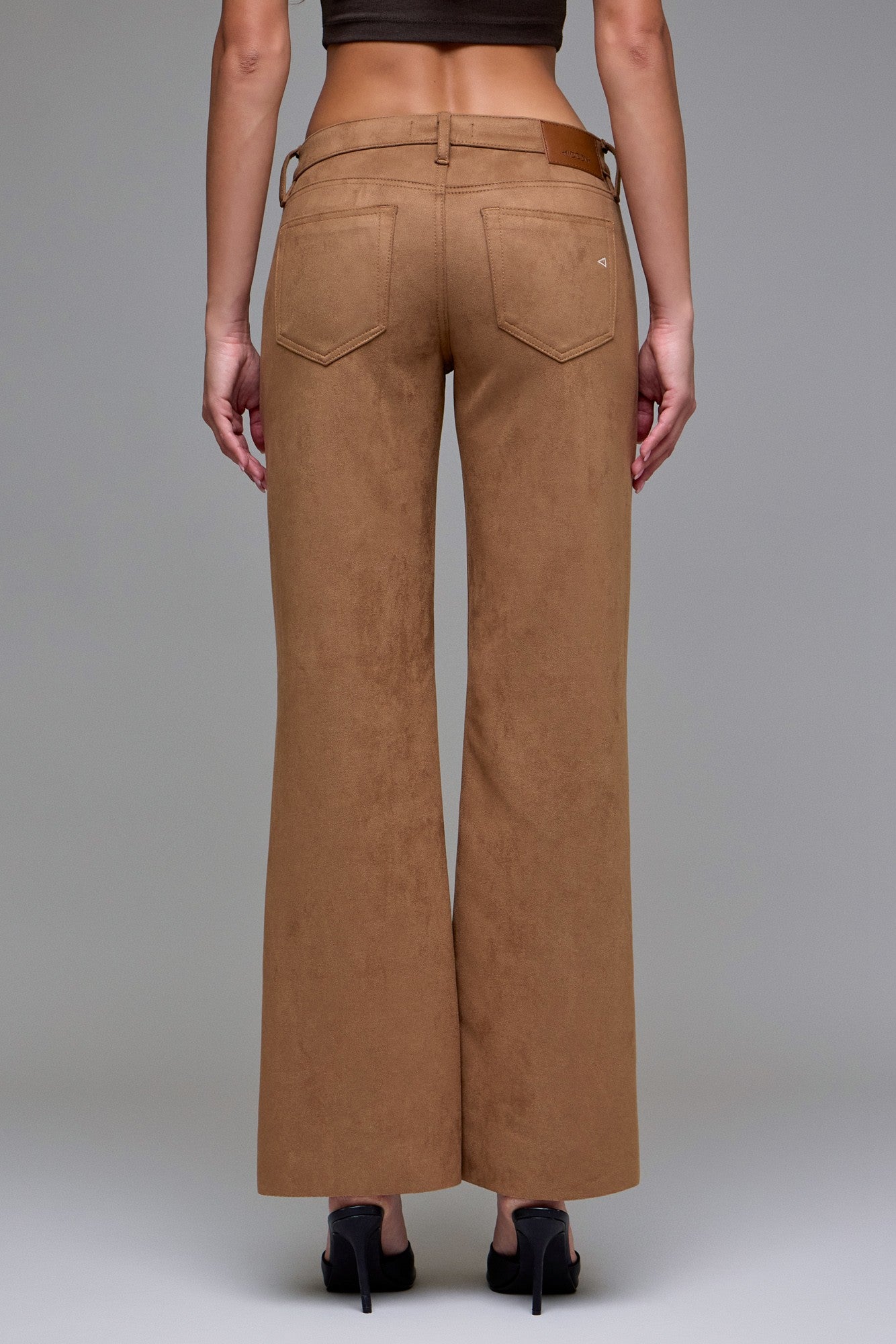 Hidden 32" Inseam Comfort Flare-Suede
