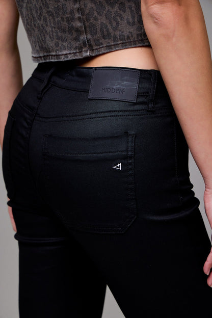 Hidden Low Rise Comfort Coated Flare Jean