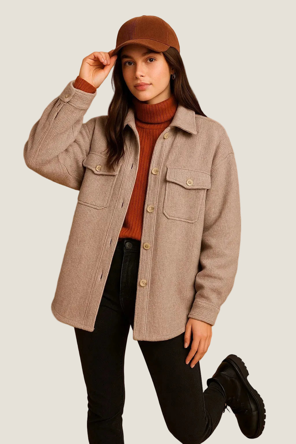 Button Down Shacket