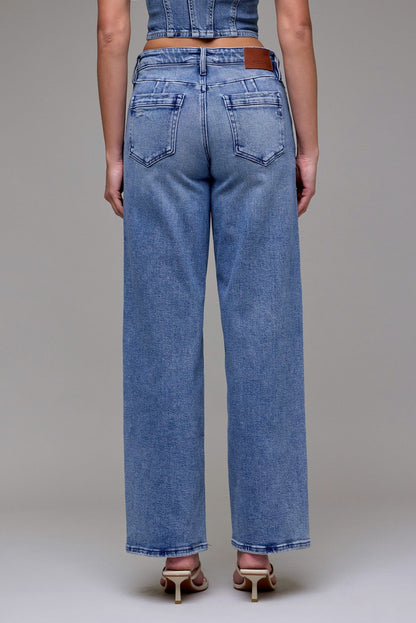 Hidden Mid Rise Logan Dad Jean