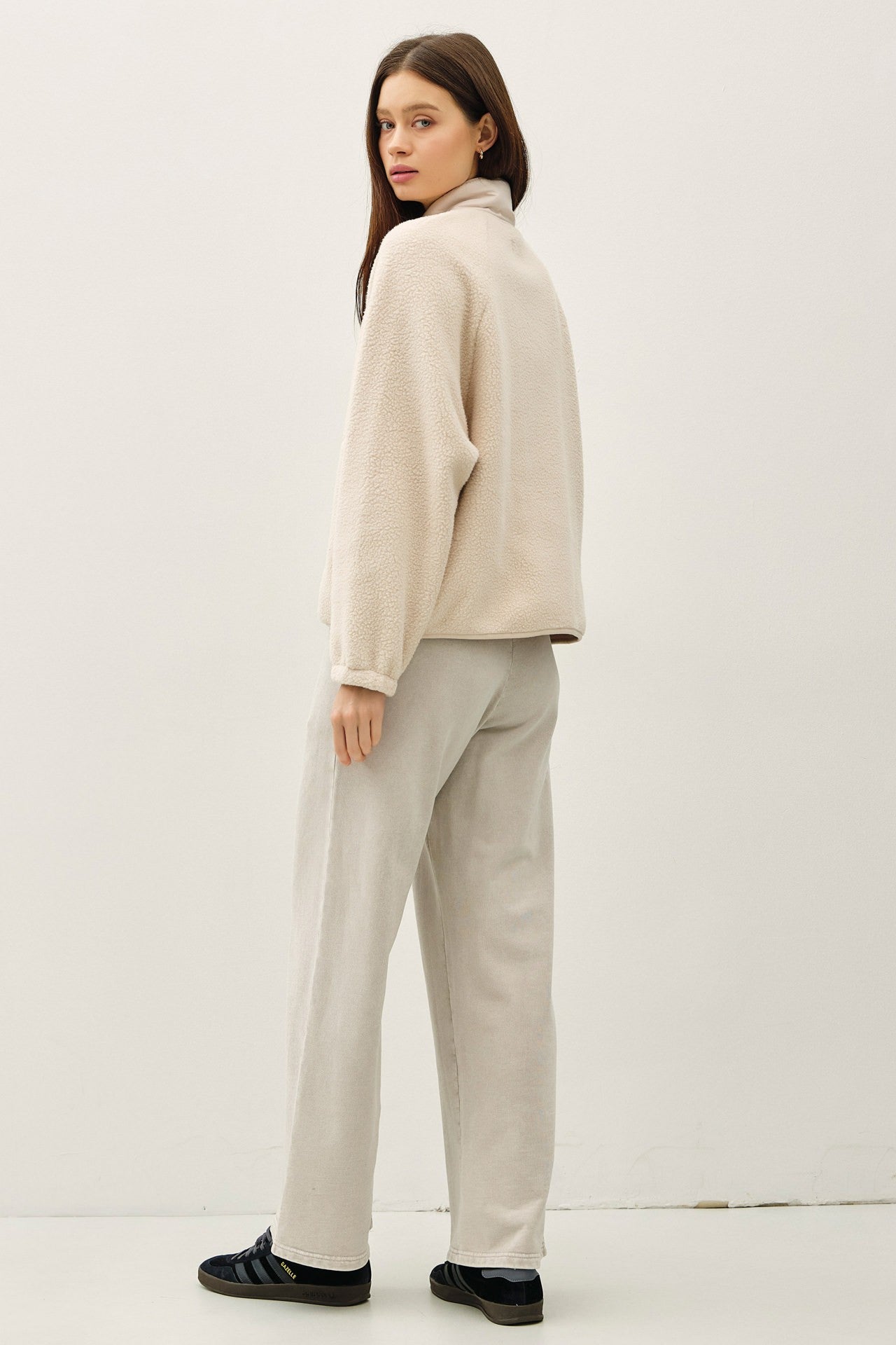 Fleece Button Up Jacket