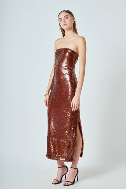 Sequin Maxi Dress