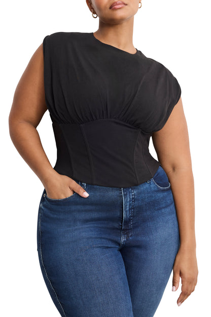 Good American Sleeveless Corset Top
