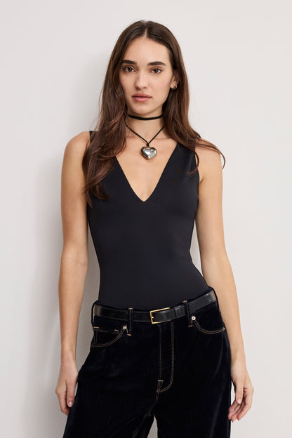 Good American Scuba Deep V Bodysuit