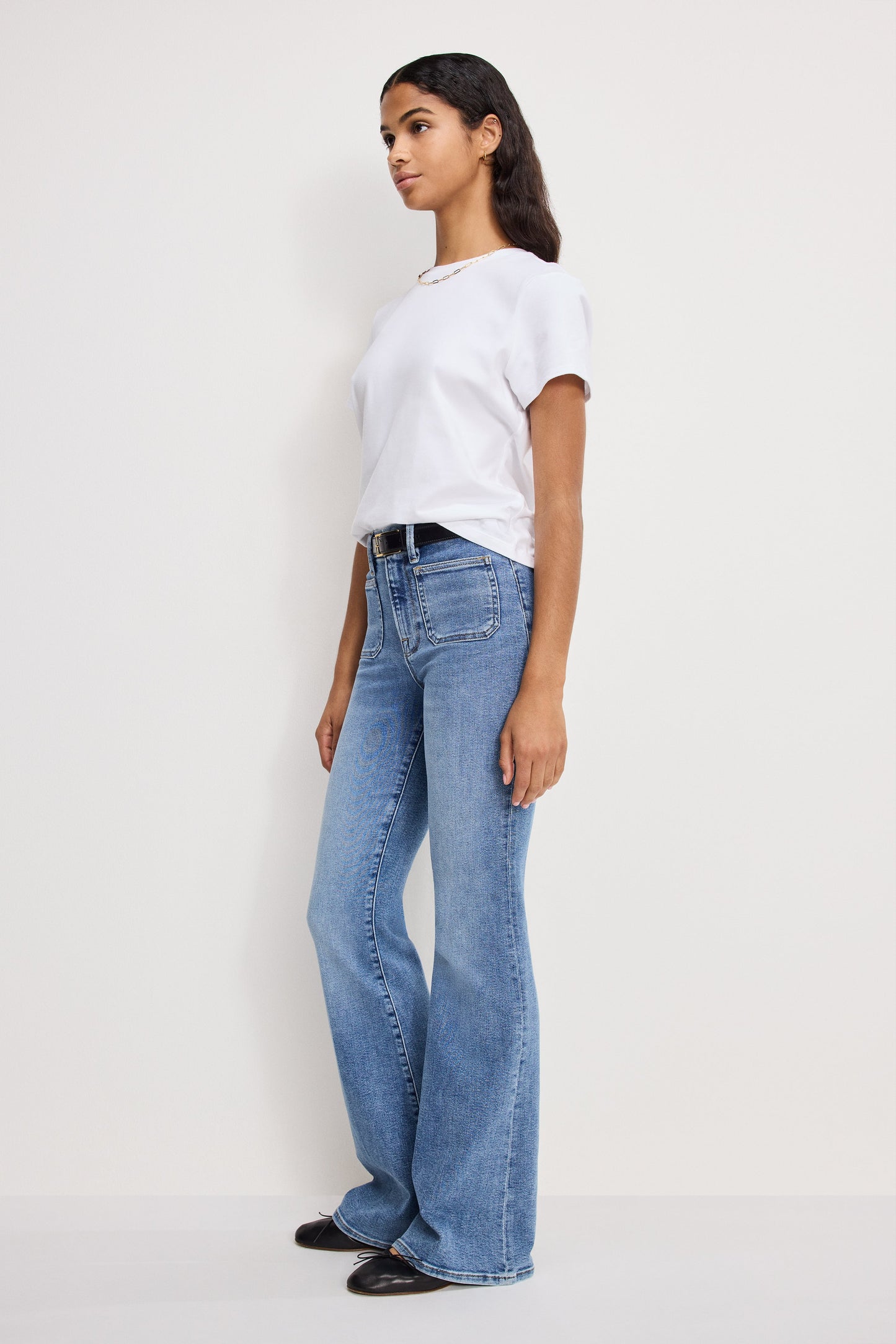 Good American Legs Flare Jeans