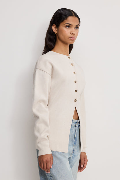 Good American Exaggerated Sleeve Cardigan