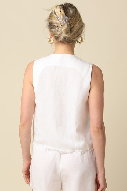 Linen Vest