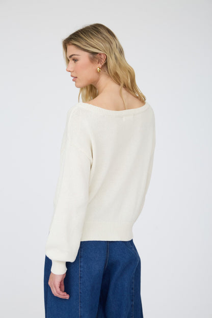 American Heart Puppy Long Sleeve Sweater