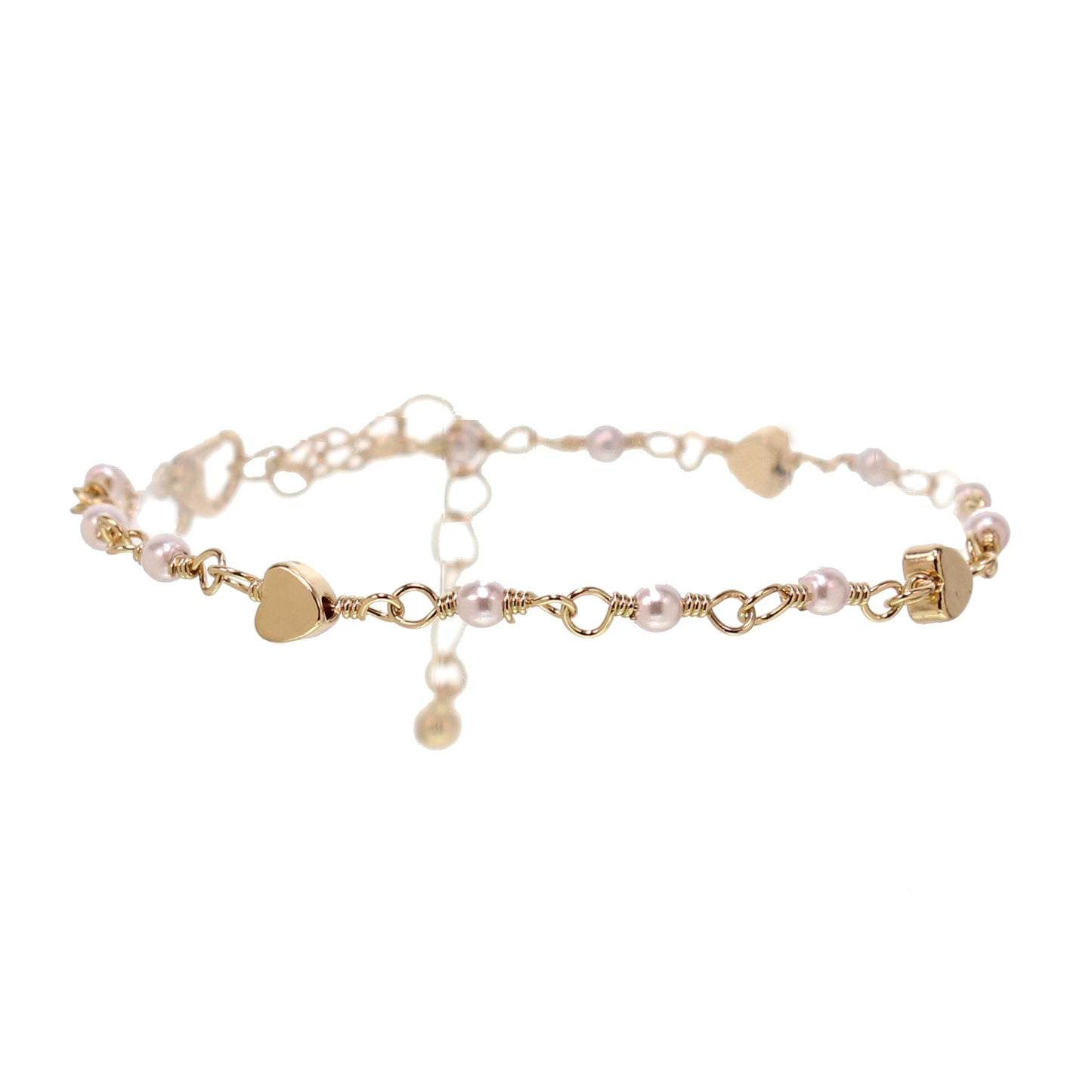 Pearl Heart Bracelet
