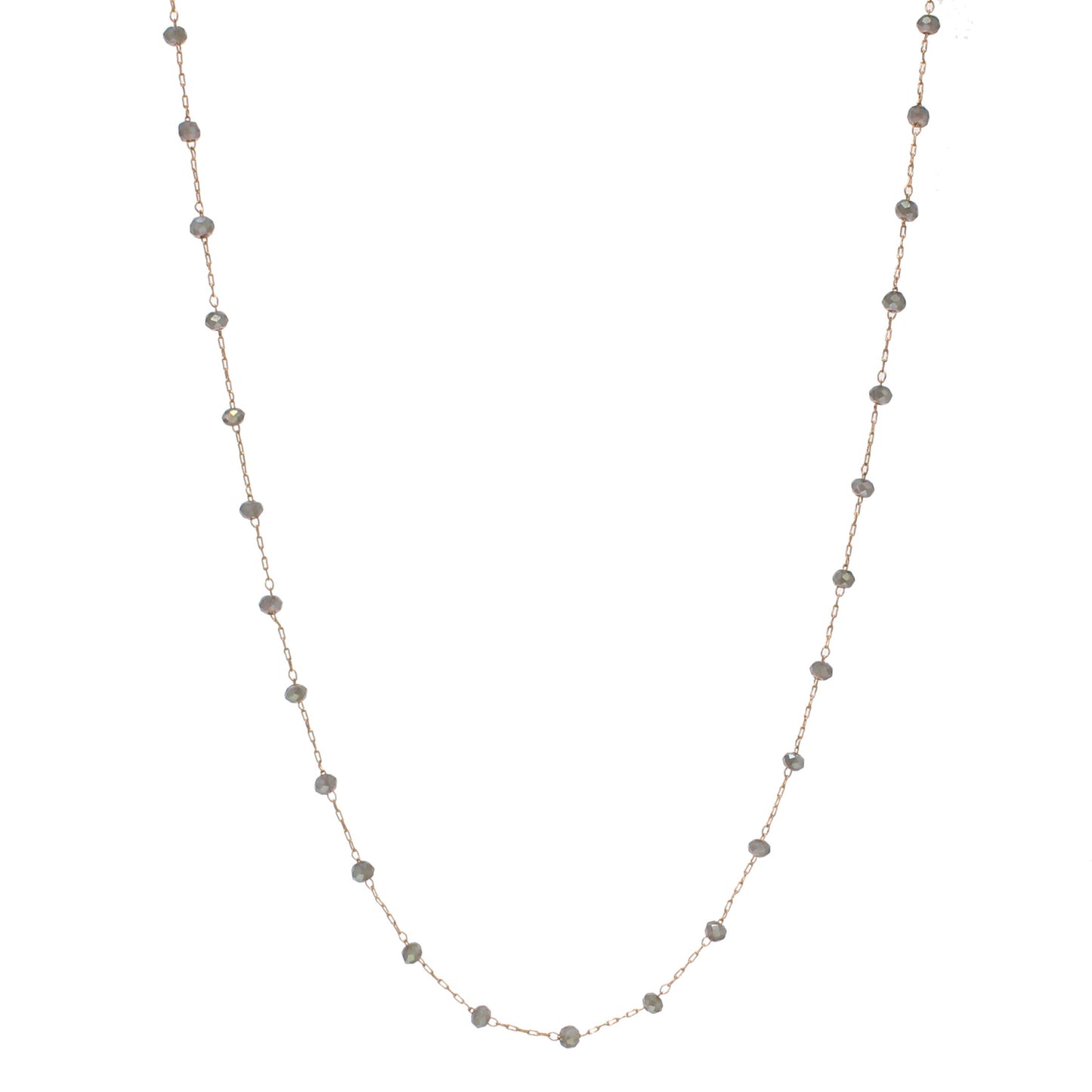 Fine Crystal Chain Necklace