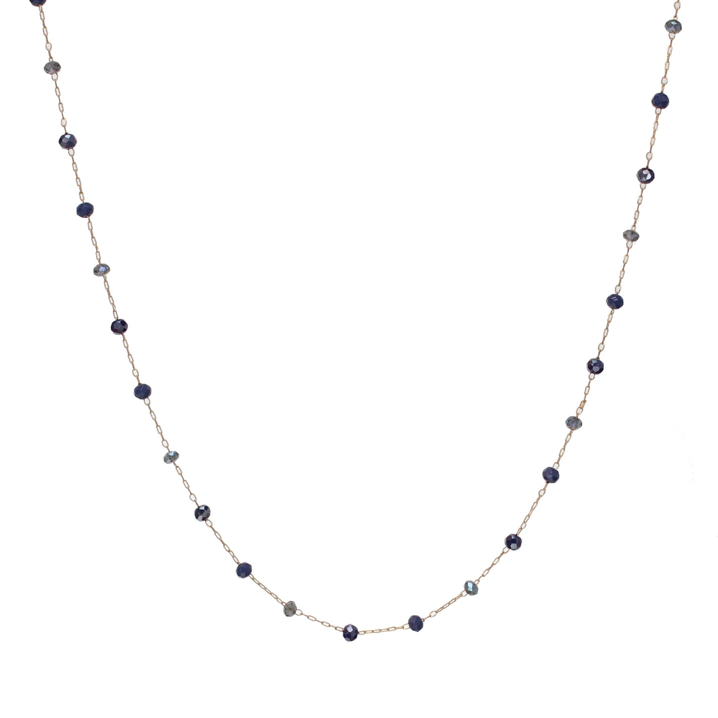 Fine Crystal Chain Necklace