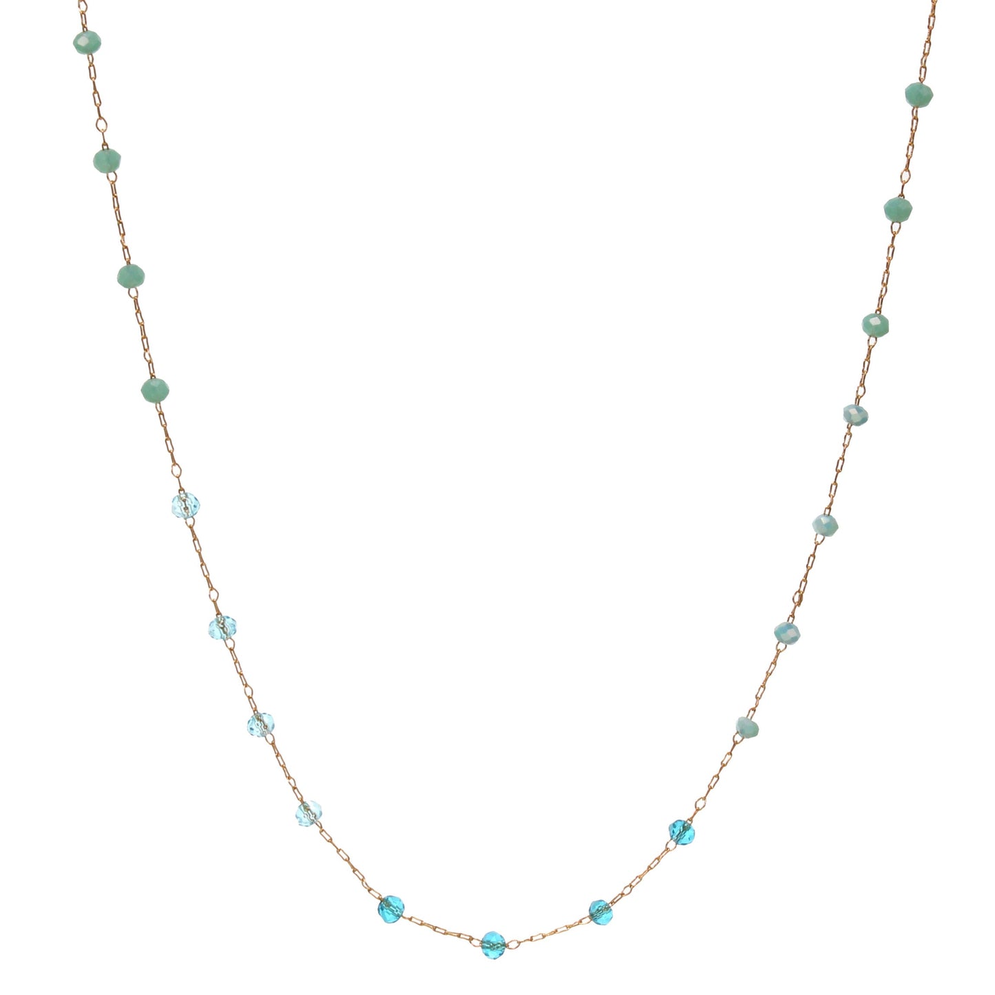 Fine Crystal Chain Necklace