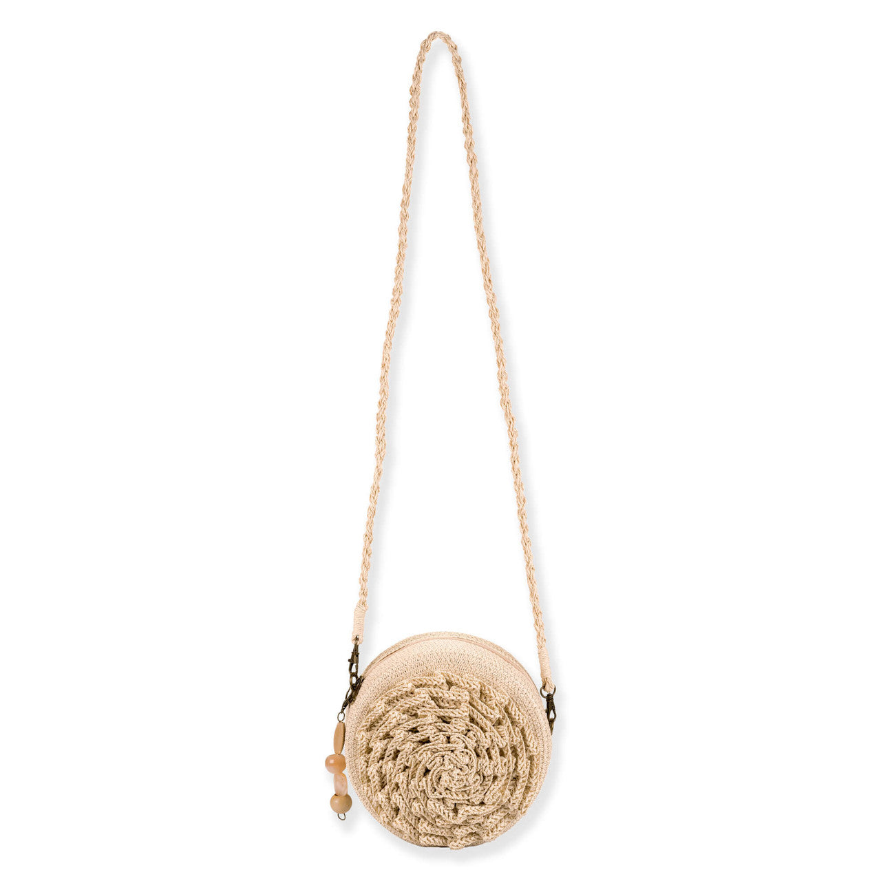 Round Paper Straw Crossbody