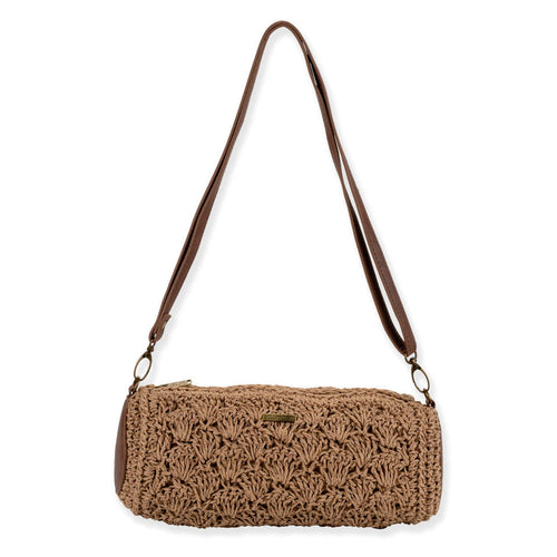 Paper Straw Shoulder Tote