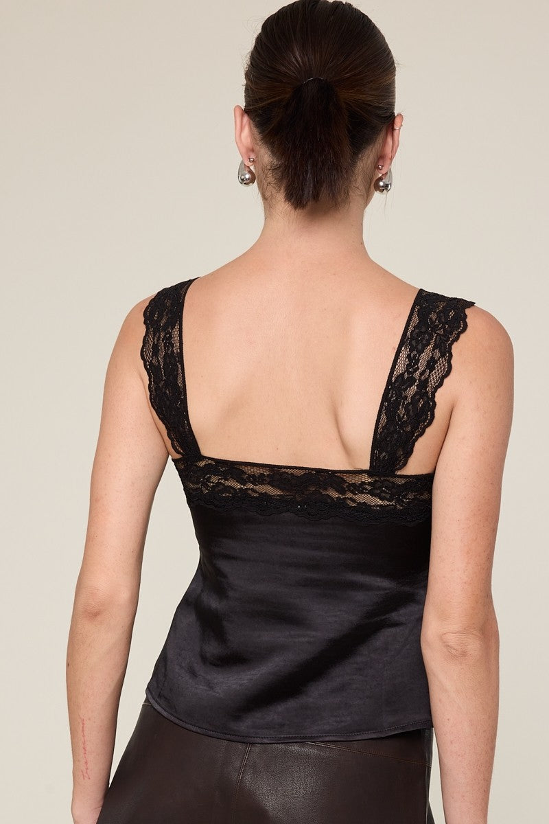 Satin Lace Cami
