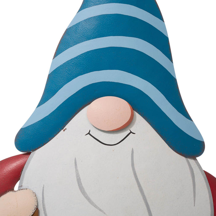 36"H Metal Gnome Yard Stakes or Wall Decor, Set of 3
