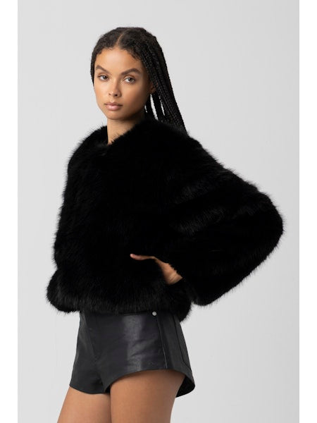 Blank Faux Fur Jacket