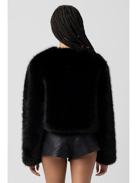 Blank Faux Fur Jacket