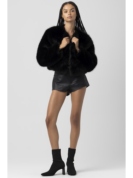 Blank Faux Fur Jacket