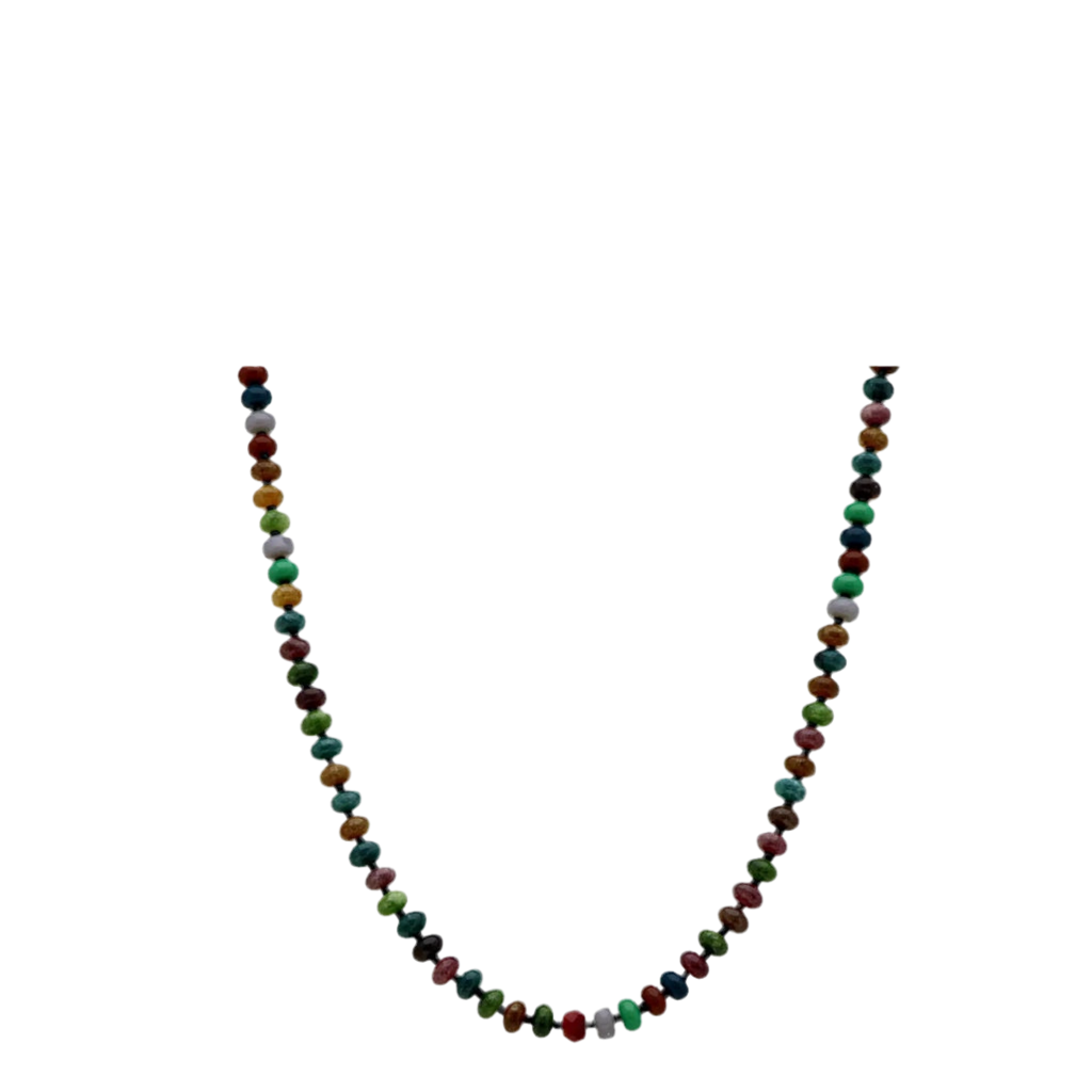 Multi Color Candy Beaded Necklace