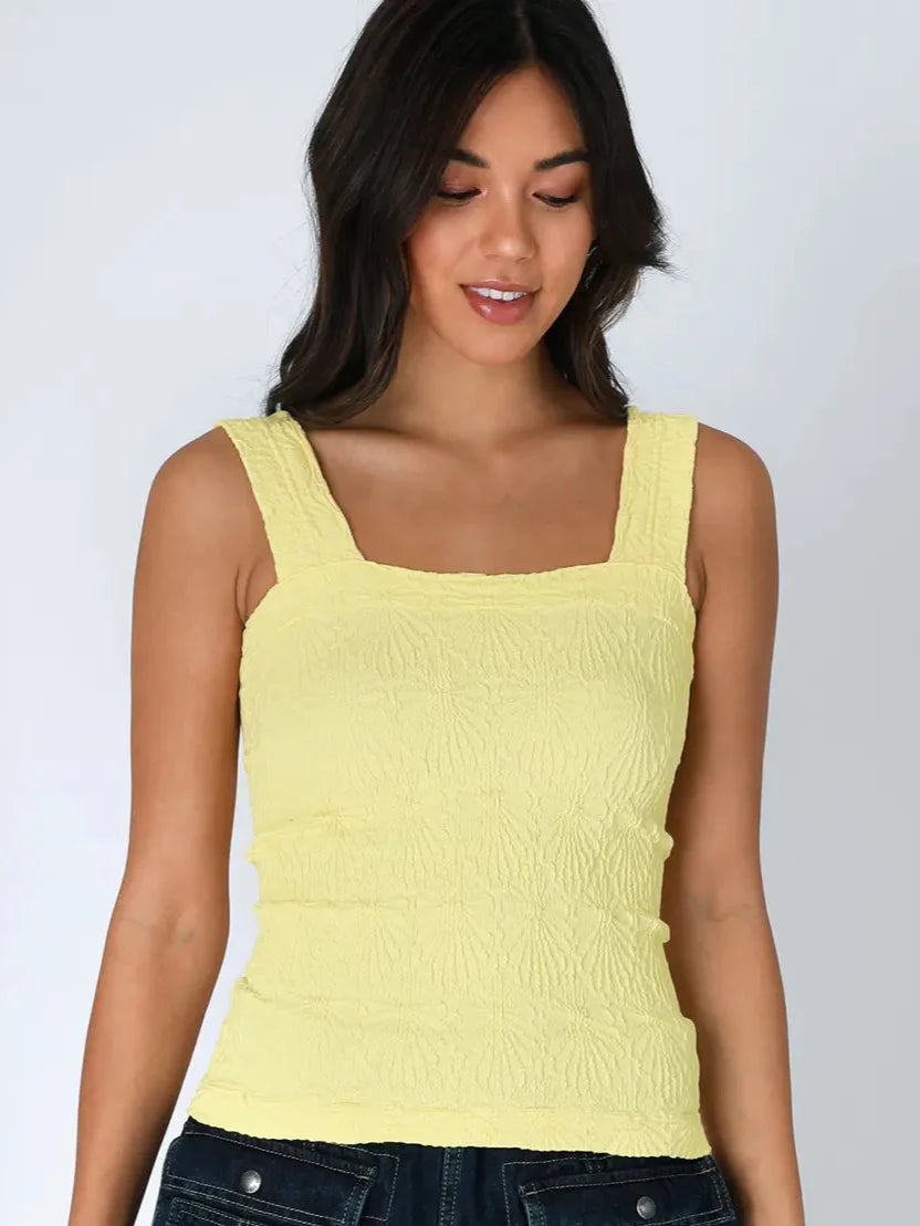 Niki Biki Lace Textured Square Top