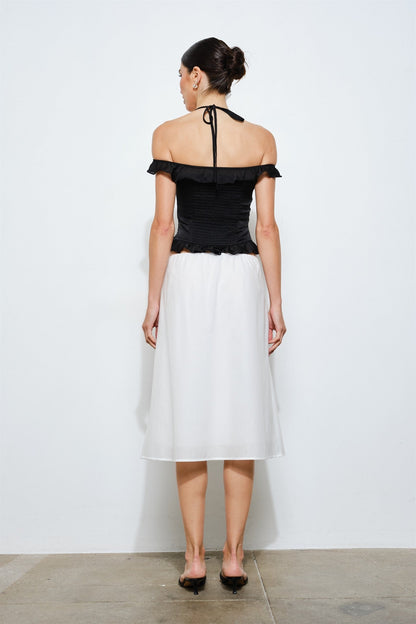 Ruffle Halter Top