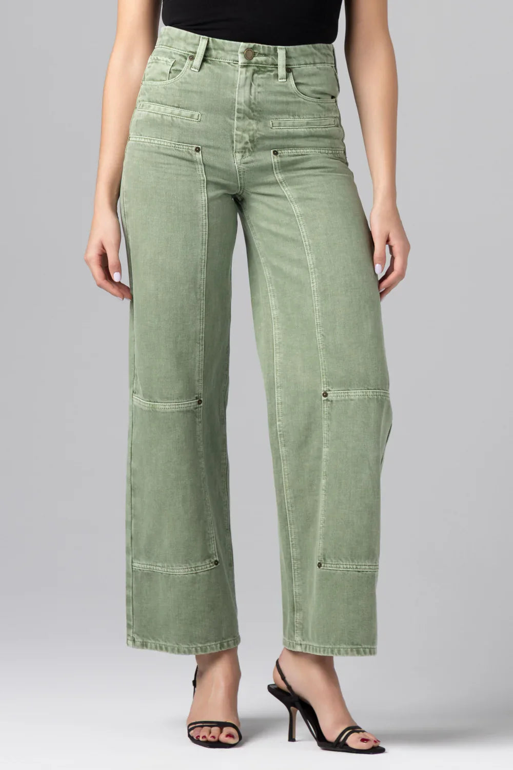 Blank NYC Vibe Check Patch Jean