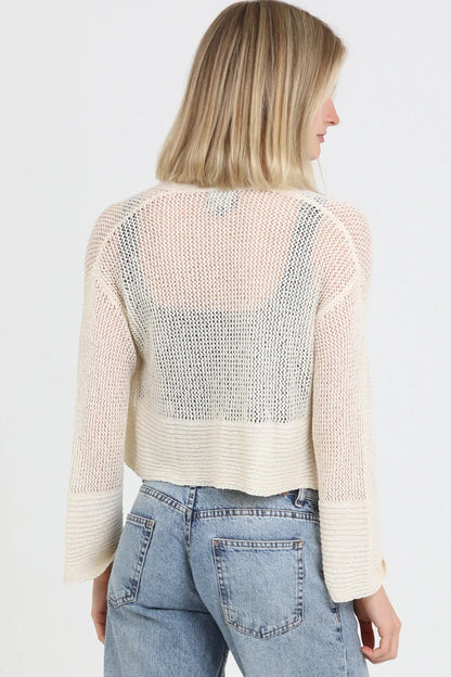 Crochet Knit Resort Cardigan