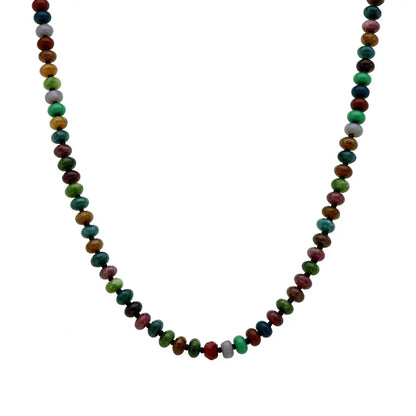 Multi Color Candy Beaded Necklace