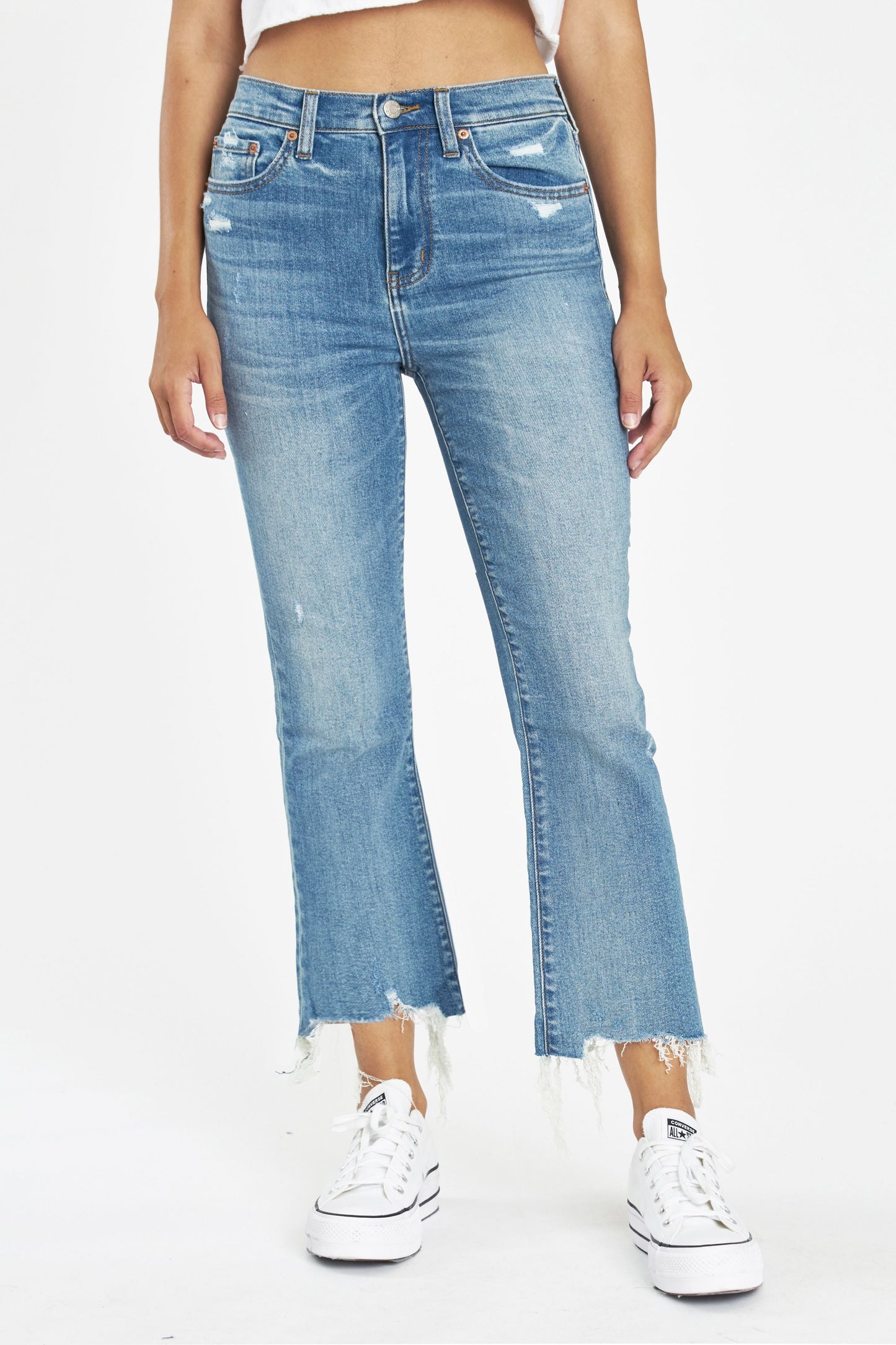 DZ - Shy Girl High Rise Crop Flare