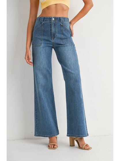 JBD Patch Pocket Wide Leg