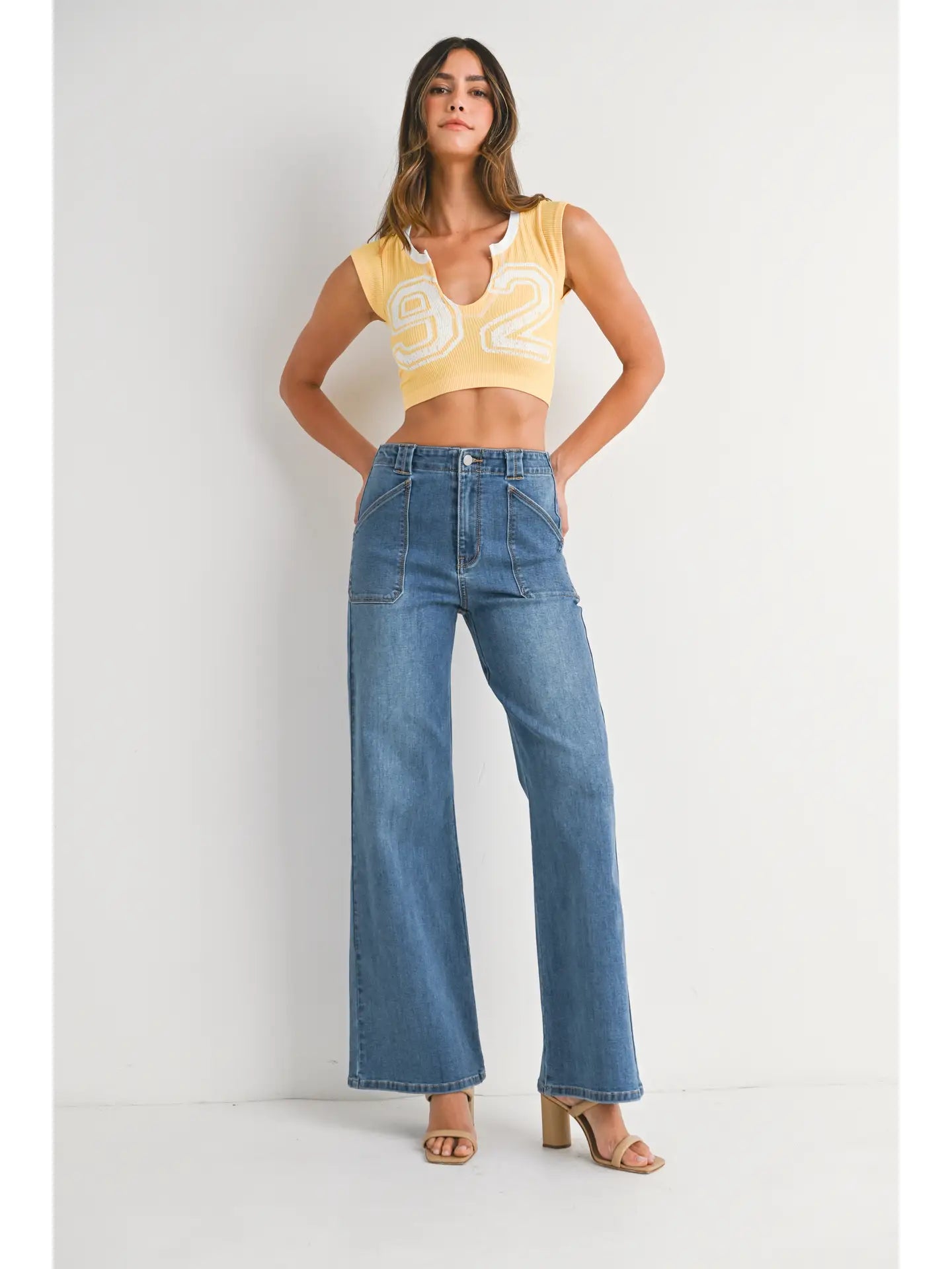 JBD Patch Pocket Wide Leg