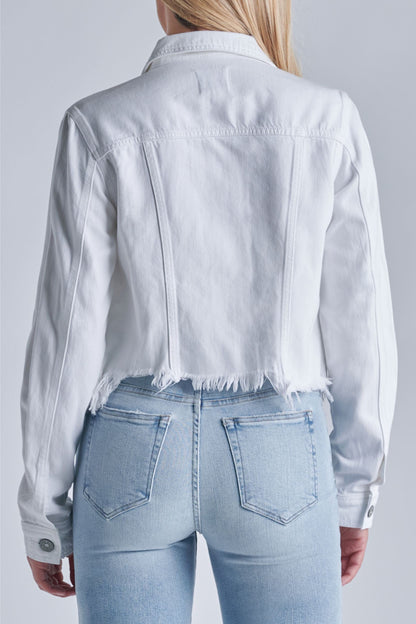 Hidden White Denim Jacket