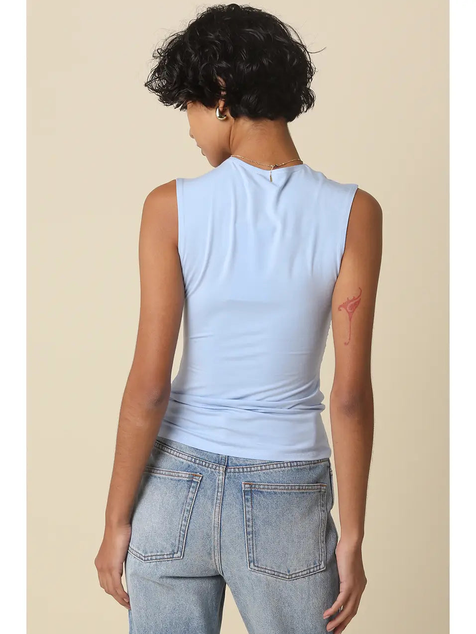 Cutout Shoulder Top
