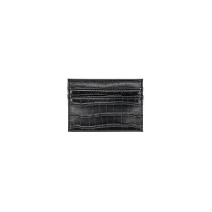 Faux Croc Card Case