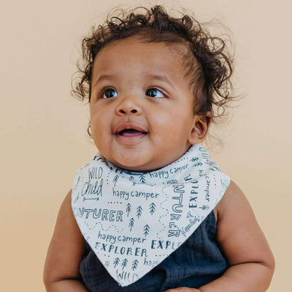 4 Pack Baby Bandana Bibs - Bridger