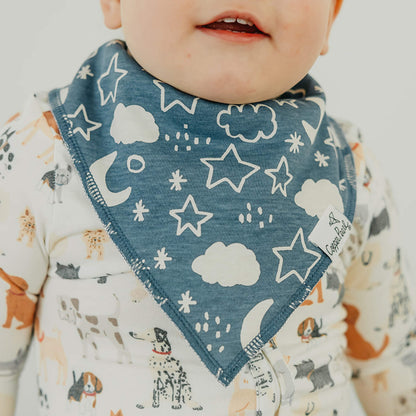 4 Pack Baby Bandana Bibs - Rufus