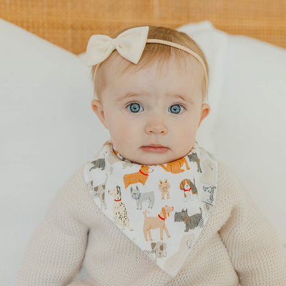 4 Pack Baby Bandana Bibs - Rufus