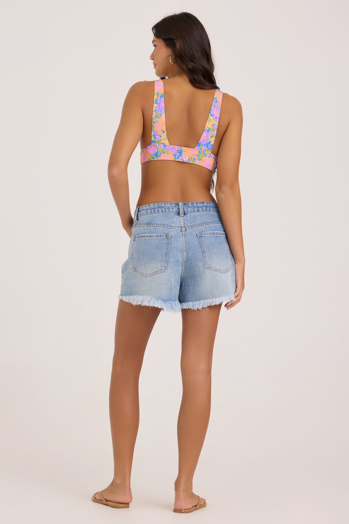 Boxy Denim Short