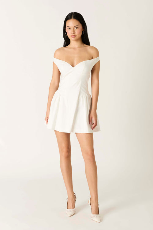 Off Shoulder Mini Dress