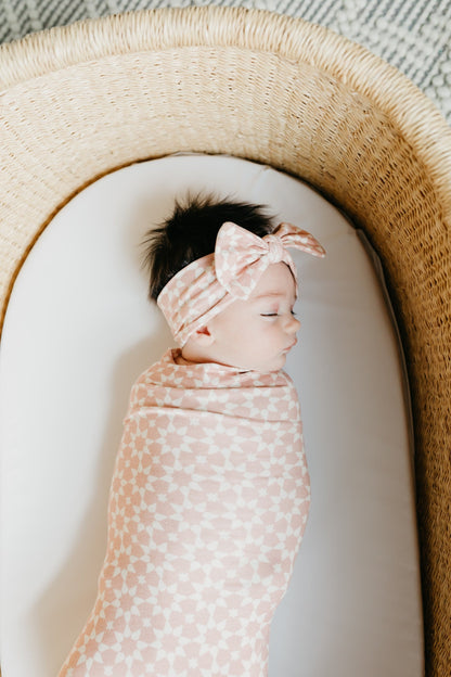 Knit Headband Bow - Star