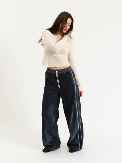 Daze The Cozy Jean Wide Leg Pull-on