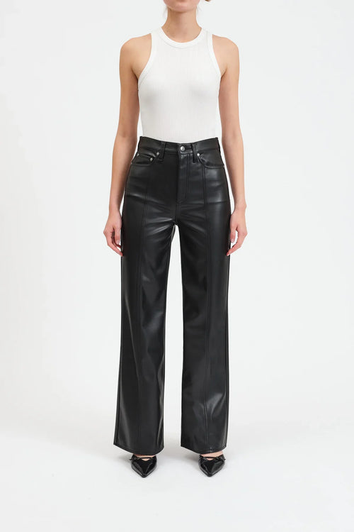 Daze Far Out Leather Center Seam