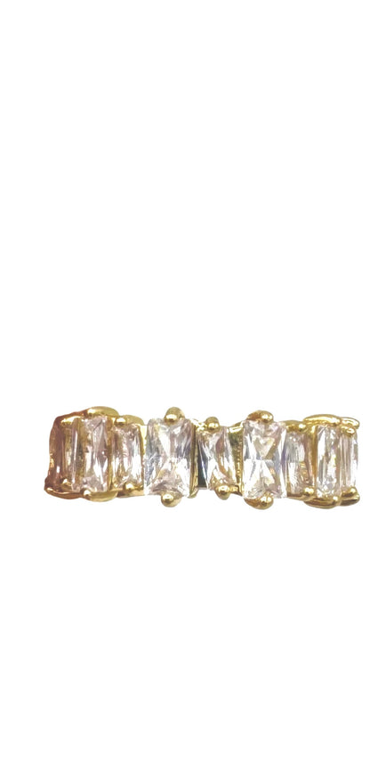 Jagged CZ Ring