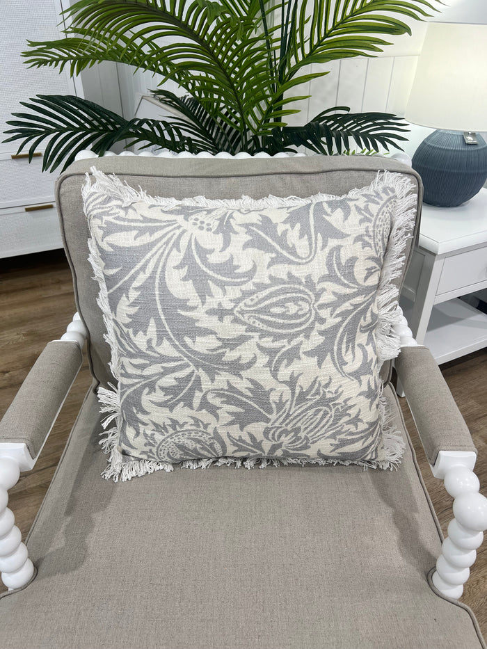 Damask Grey Cushion