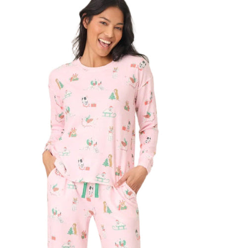 PJ Salvage Long Sleeve Peace & Pawlidays