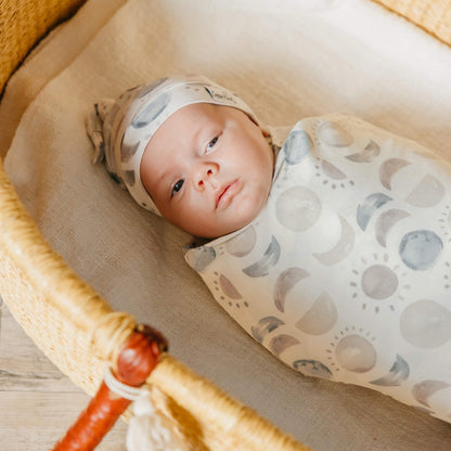 Knit Swaddle Blanket - Eclipse