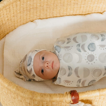 Knit Swaddle Blanket - Eclipse