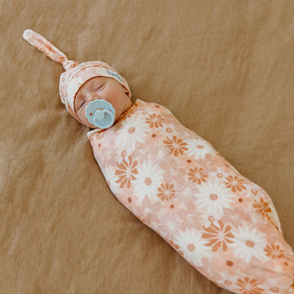 Knit Swaddle Blanket - Penny